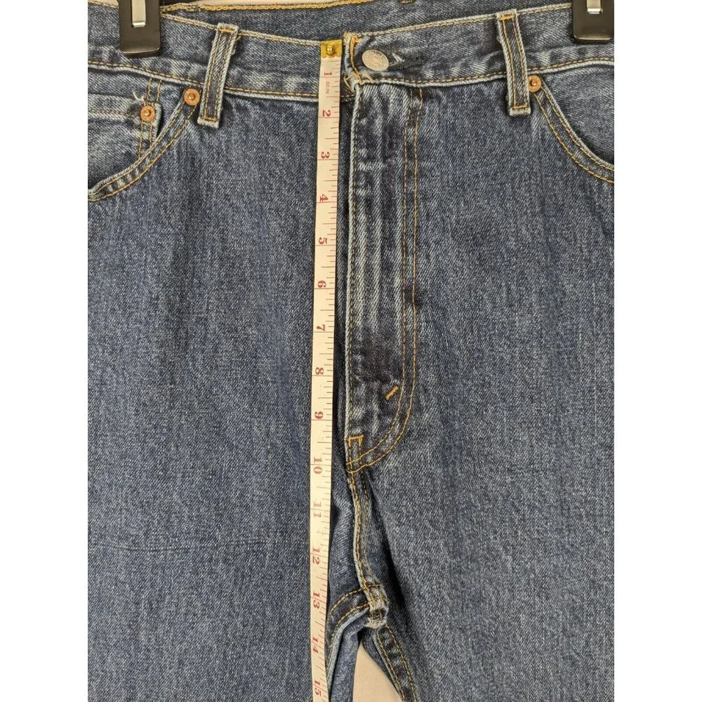 Levis 505 Regular Fit Jeans Mens‎ 40x30 Blue Straight Leg Medium Wash Denim